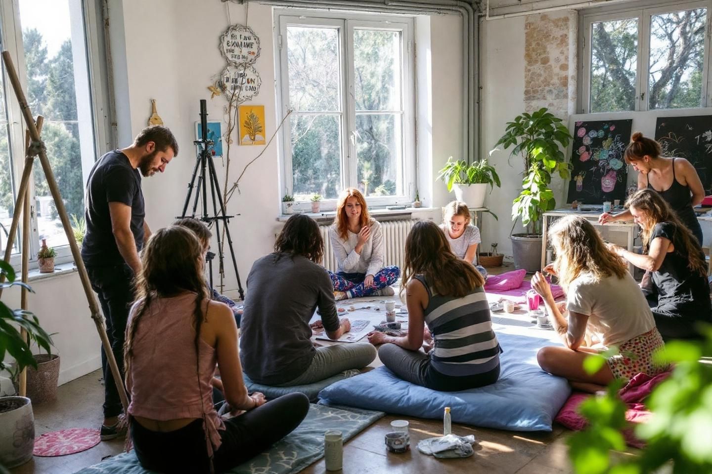 L’art thérapie de groupe peut-elle aider à vaincre l’isolement social ?